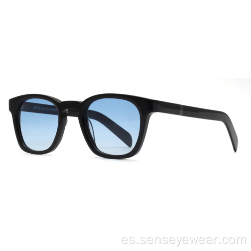 UV400 Eco Bio Vintage Acetato Sombras polarizadas Gafas de sol